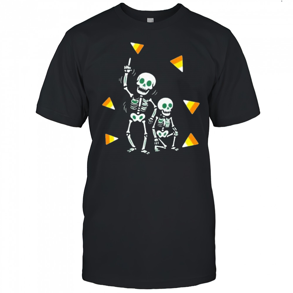 Skeleton candy spooky season anti Trump political Halloween shirt