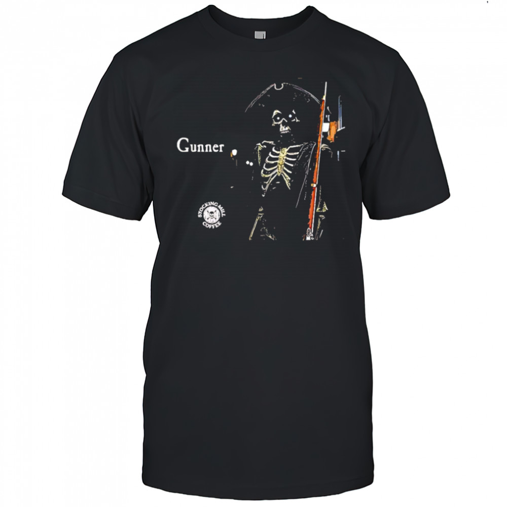 Skeleton gunner shirt