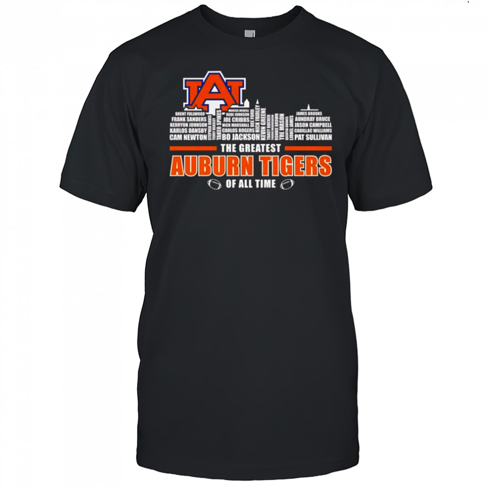 Skyline name the greatest Auburn Tigers of all time shirt