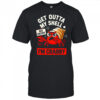 Snail Get Outta My Shell I’m Crabby no entry shirt