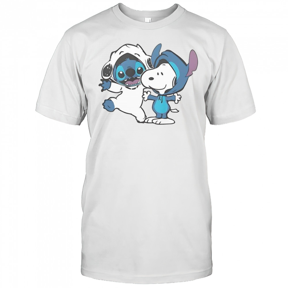 Snoopy And Stitch T-Shirt