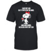 Snoopy I hate my job but it pays for the wine shirt