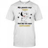 Snoopy my pants say yoga but my ass says cupcakes shirt