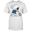 Snoopy Tennis Player cartoon shirt