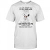 Snoopy The Reason I’m Old And Wise Is Because God Protected Me When I Was Young And Crazy T-Shirt