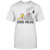 Snoopy Woodstock Coffee Please T-Shirt
