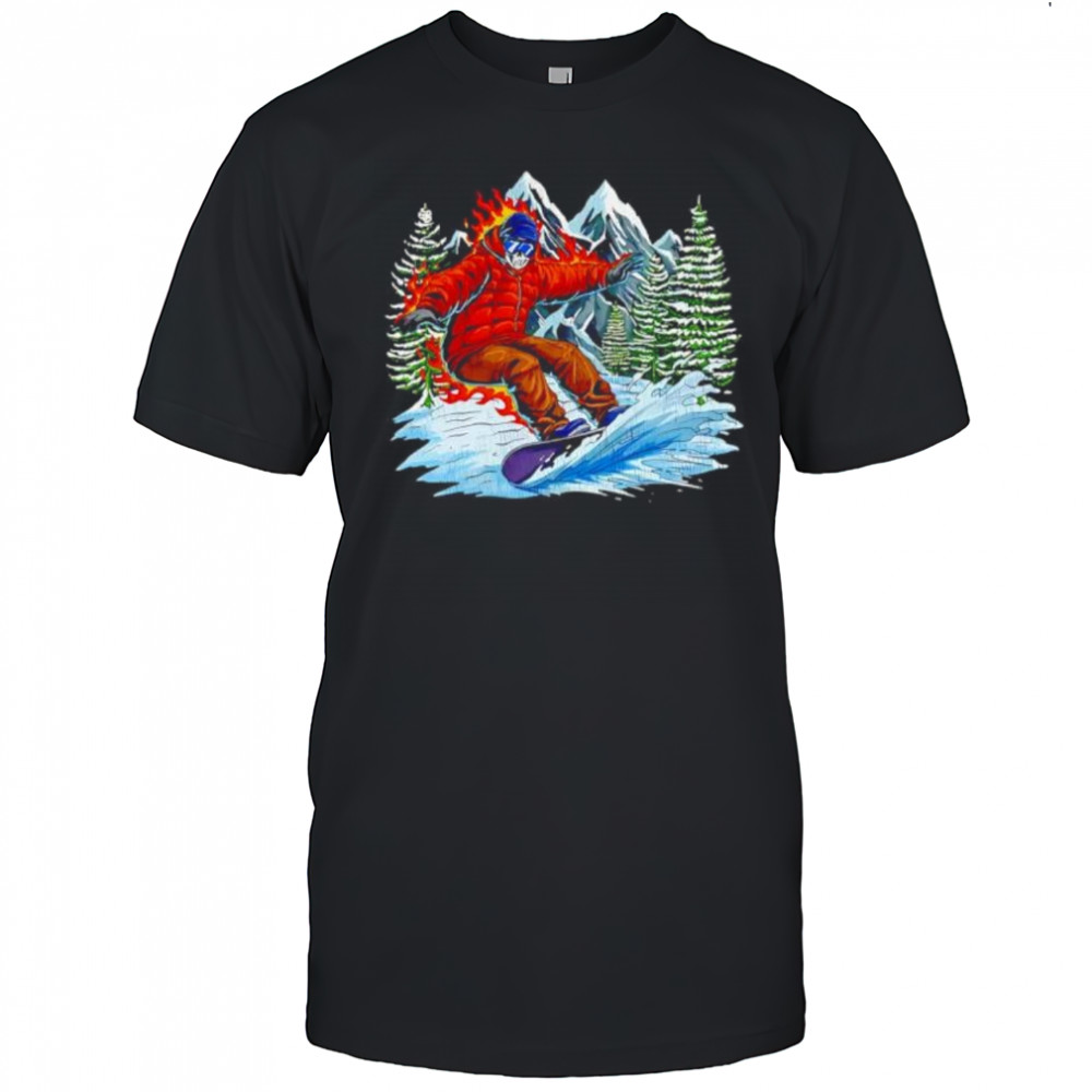 Snowboarding hunter shirt