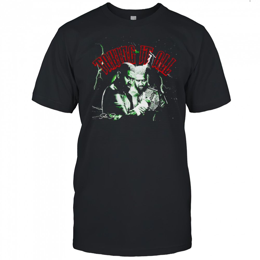 Solo Sikoa taking it all shirt