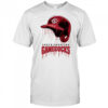 South Carolina gamecocks dripping baseball helmet shirt
