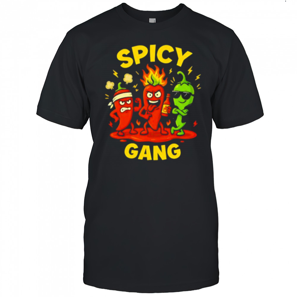 Spicy Gang Squad chili shirt