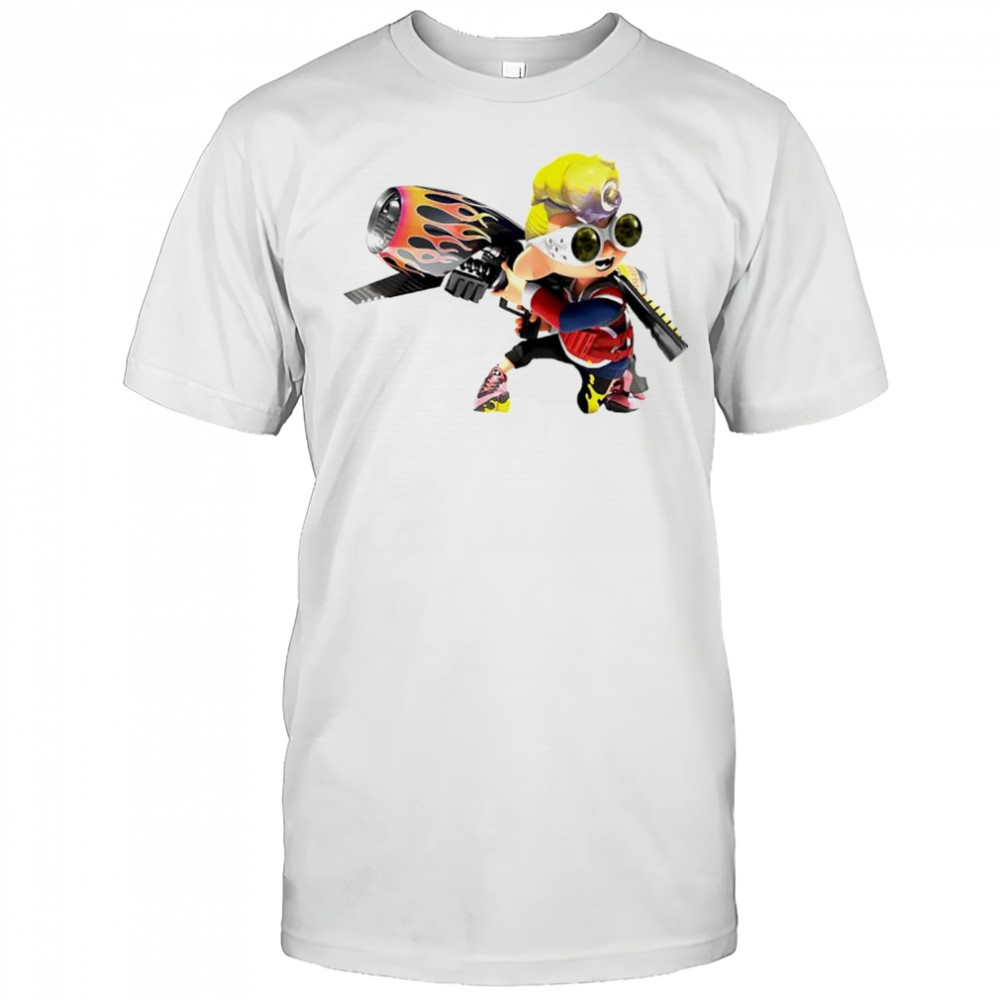 Splatoon Inkling with Heavy Weapon shirt