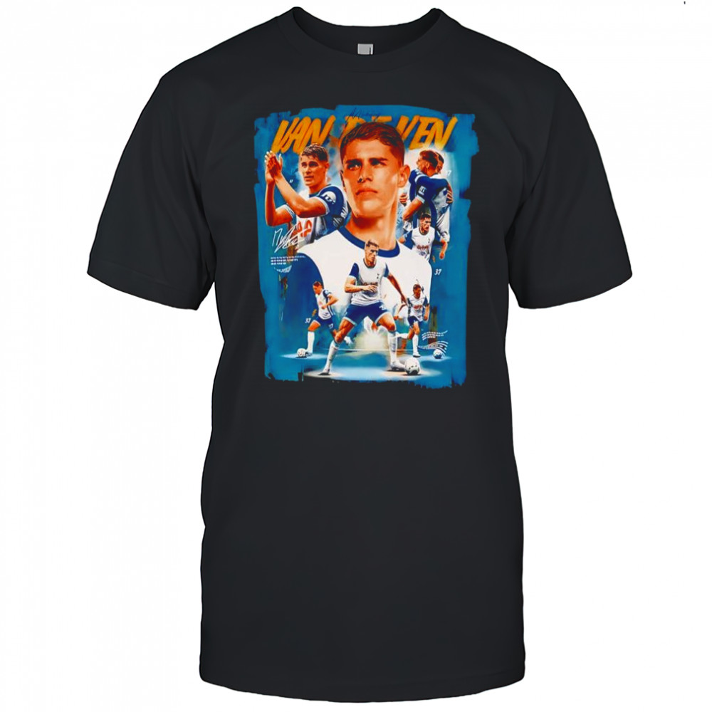 Spurs Kids Micky van de Ven signature shirt
