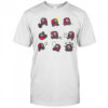 Squid Game Supervisor Square Round Triangle Emoji Graphic T-Shirt