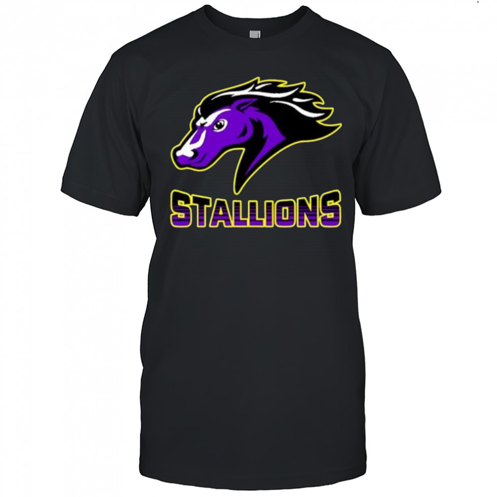 Stallions purple logo shirt