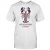 Stars Stripes and Claws lobster shirt