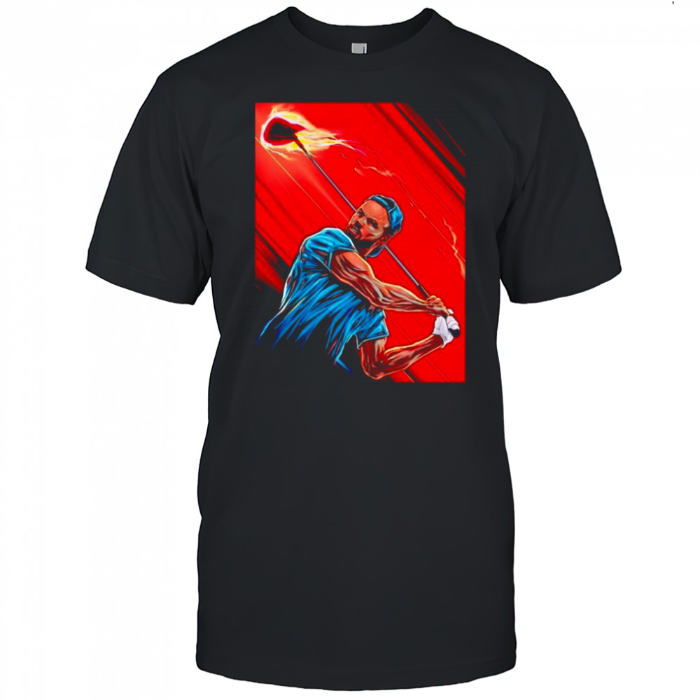 Stephen Curry Golden State Warriors NBA golf shooter graphic shirt