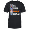 Stitch Eat Sleep Dunkin’ Repeat shirt