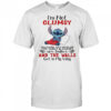 Stitch I’m not clumsy the floor just hates me the table and chairs are bullies shirt