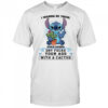 Stitch middle finger I wanna be there when karma dry fucks your ass with a cactus shirt