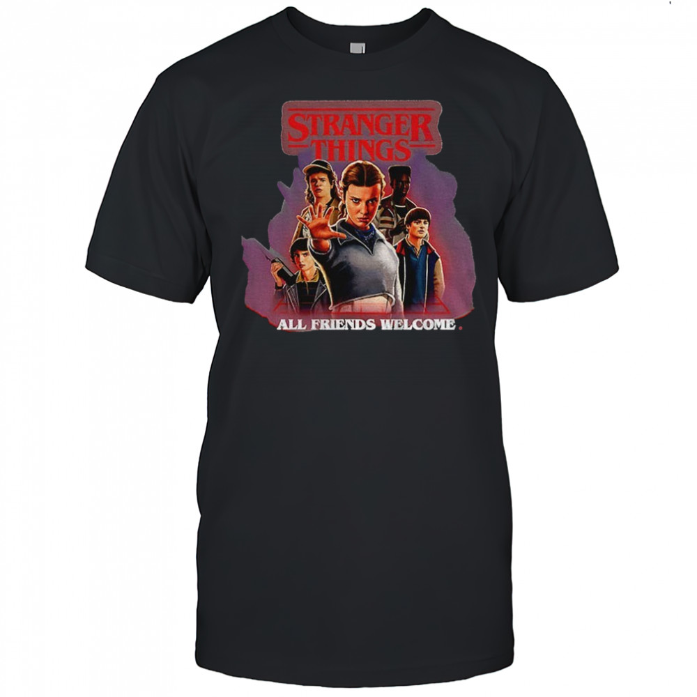Stranger Things all friends welcome vintage shirt