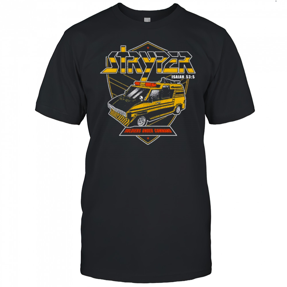 Stryper Soldiers Under Command Battle Van T-shirt