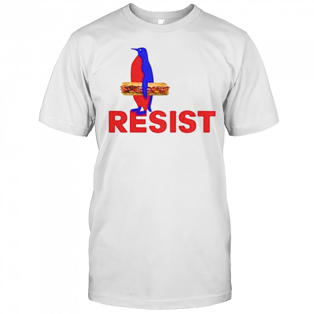Subsandwich Resist Penguins T-Shirt