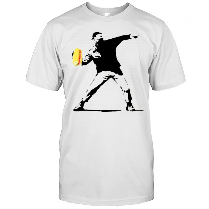 Symbol of the revolution sandwich slinger political shirt