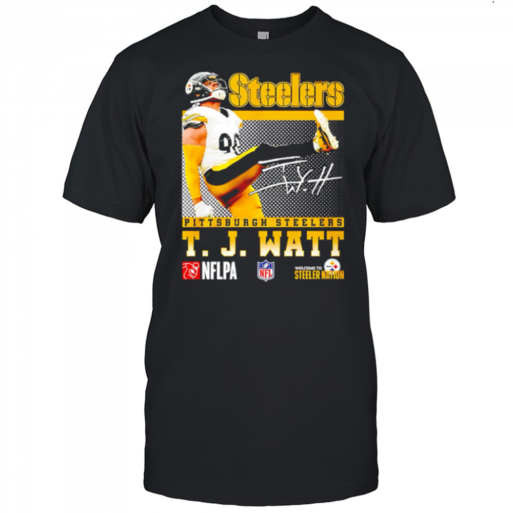 T. J. Watt Pittsburgh Steelers Signature shirt
