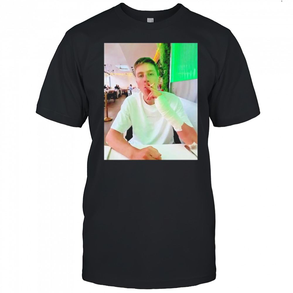 Tadej Pogačar Smoking Breadstick shirt