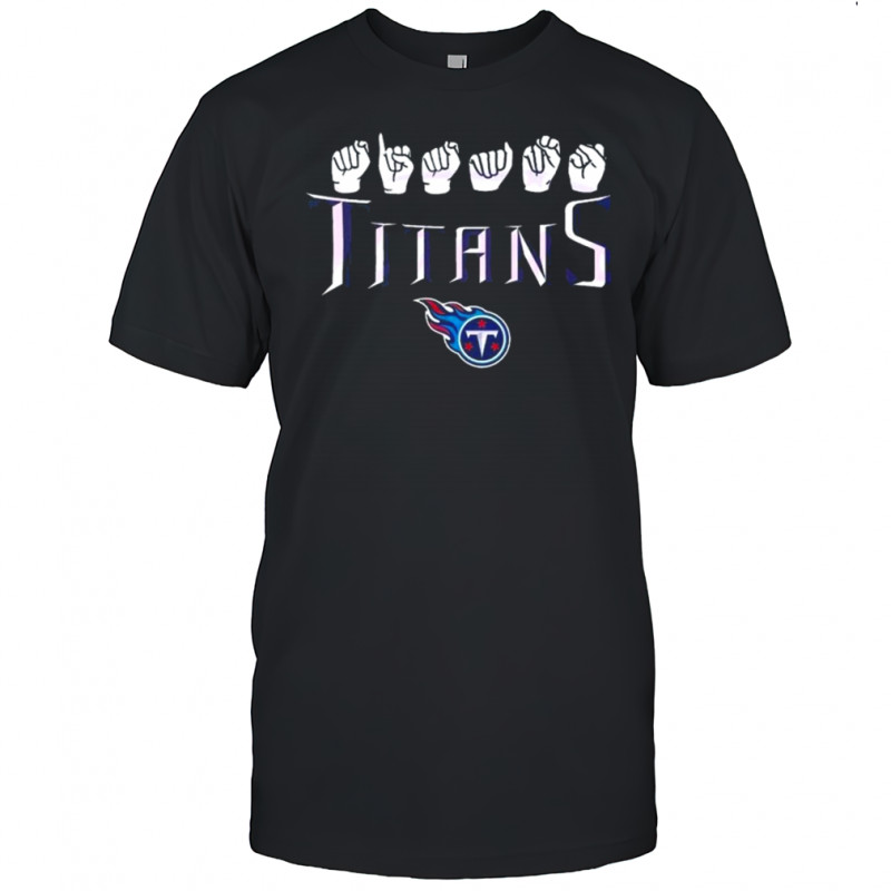Tennessee Titans Homage Youth Love Sign T-Shirts
