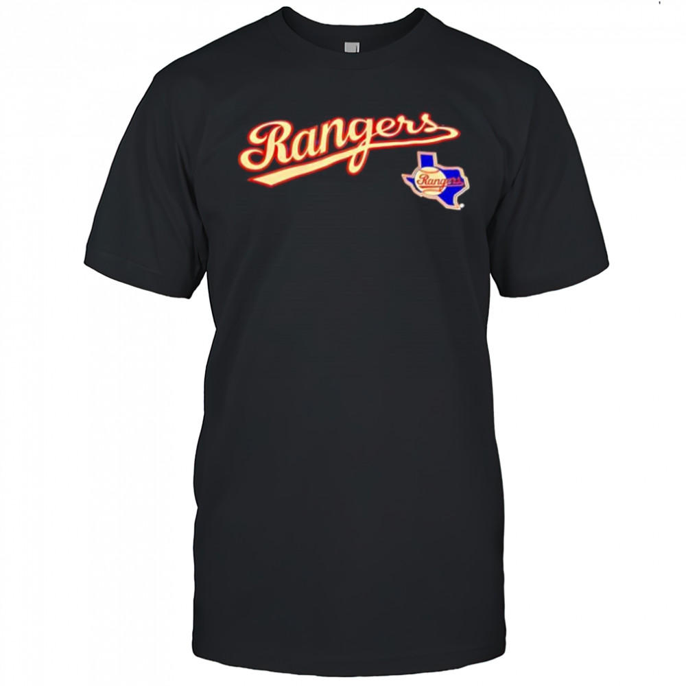 Texas Rangers Christmas map shirt