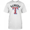 Texas Rangers Rebel Athletics logo shirt