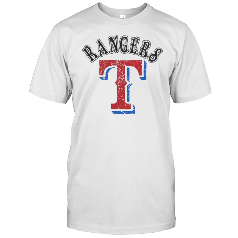 Texas Rangers Rebel Athletics Logo T-Shirt