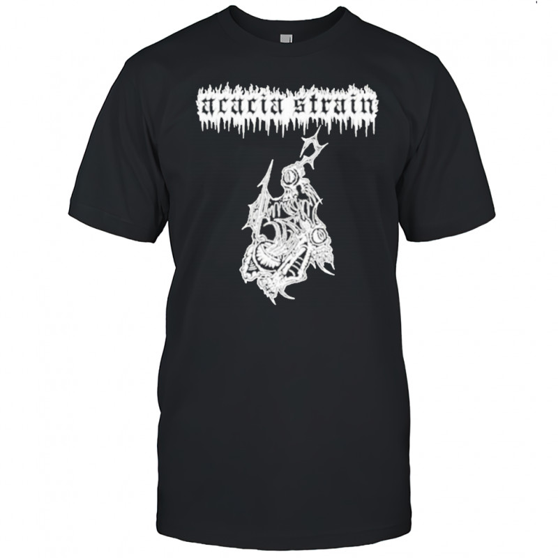 The Acacia Strain With Dying In Holy Moonlight Black Metal T-Shirt