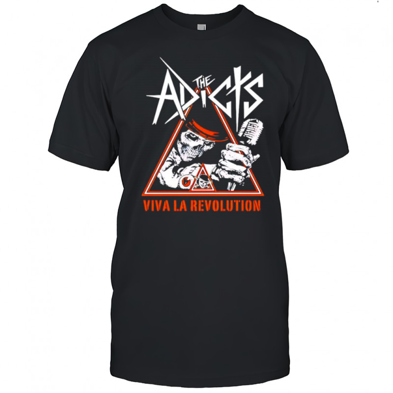 The adicts viva la revolution skull shirt