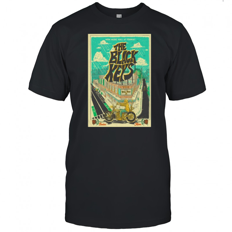 The Black Keys August 16 2025 MGM Music Hall In Boston MA Poster T-Shirt