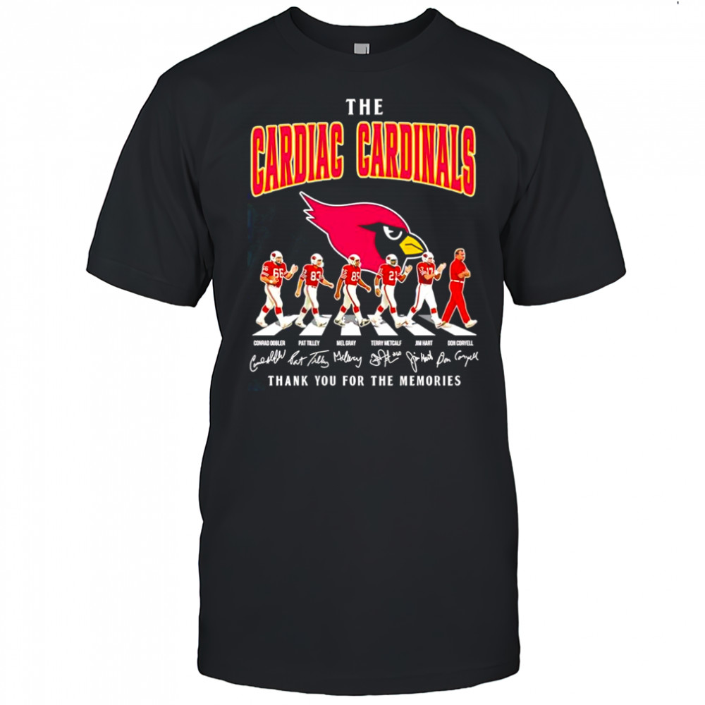 The Cardiac Cardinals Abbey Road thank you for the memories shirt