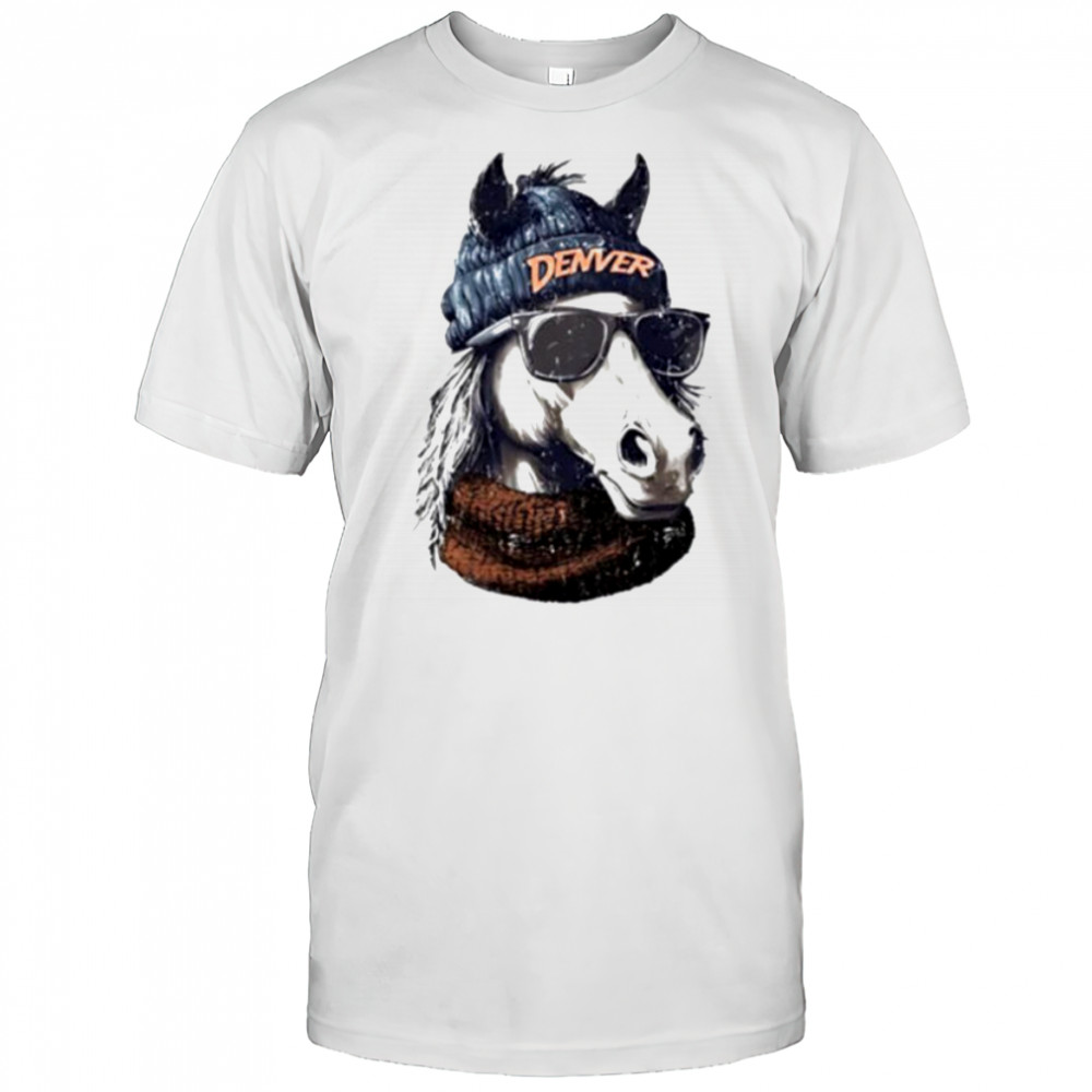 The Denver Broncos football mascot shirt