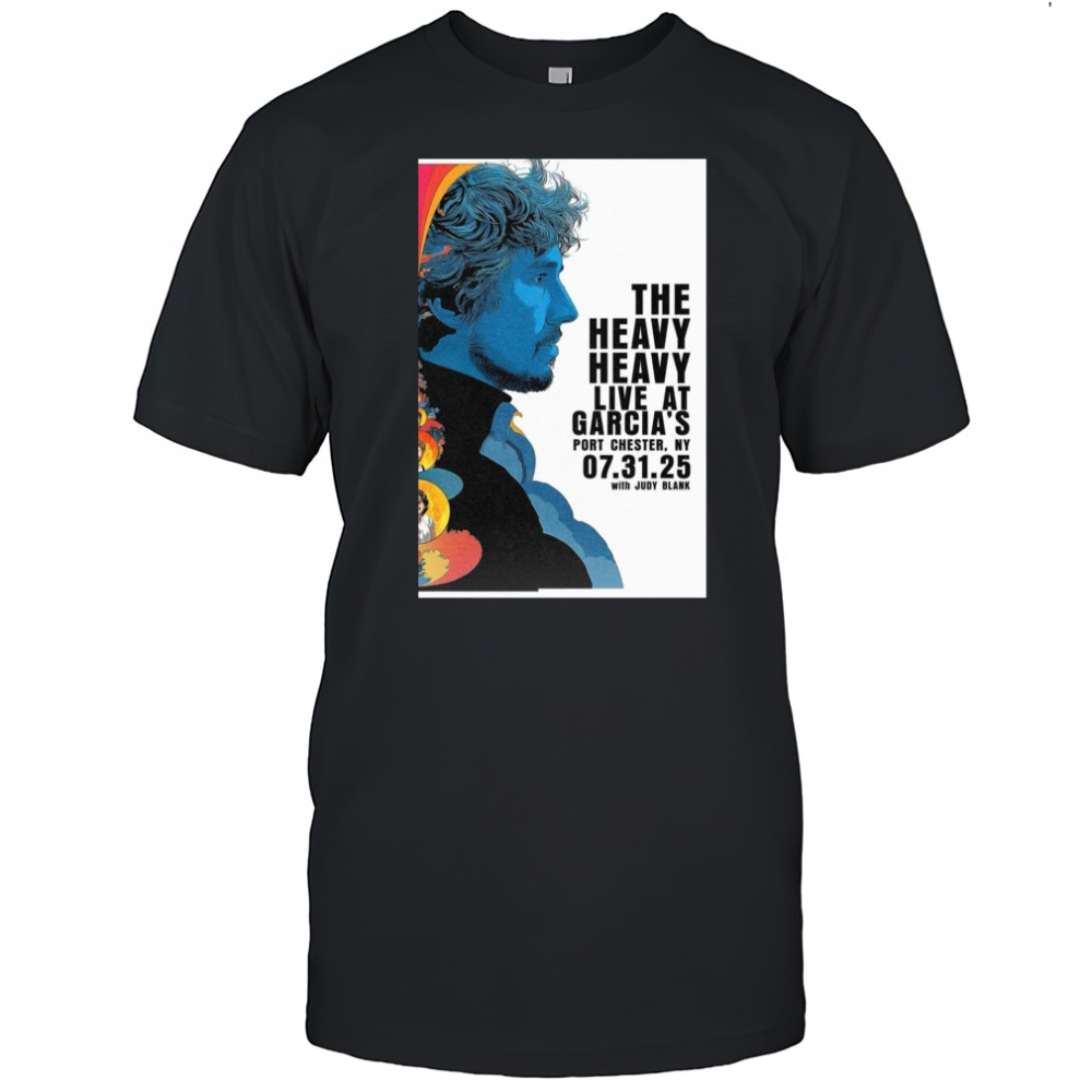 The Heavy Heavy July 31 2025 Port Chester NY Official Concert Poster T-Shirt