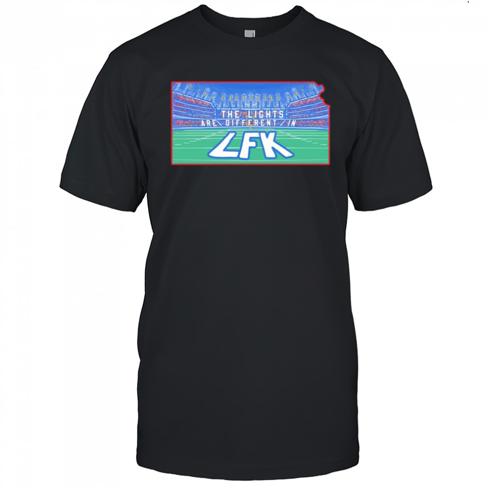 The lights are different in LFK shirt