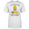 The Lonely Homer Seems To Drink At Moe’s At Night shirt