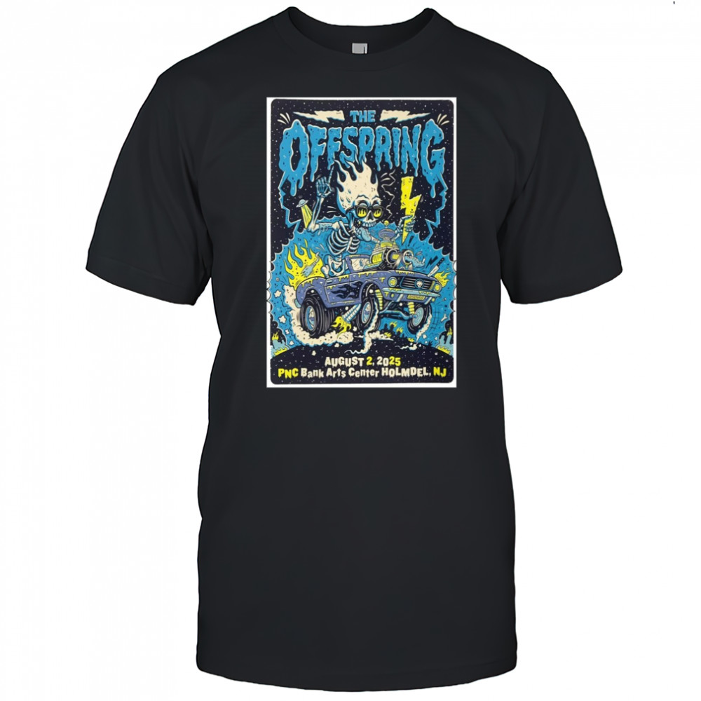 The Offspring Live Show Holmdel NJ August 2 2025 Tour Poster T-Shirt