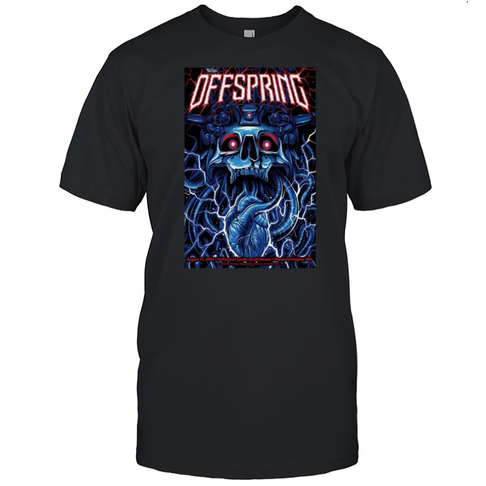 The Offspring Tour 2025 Hollywood Casino Amphitheater Poster T-Shirt