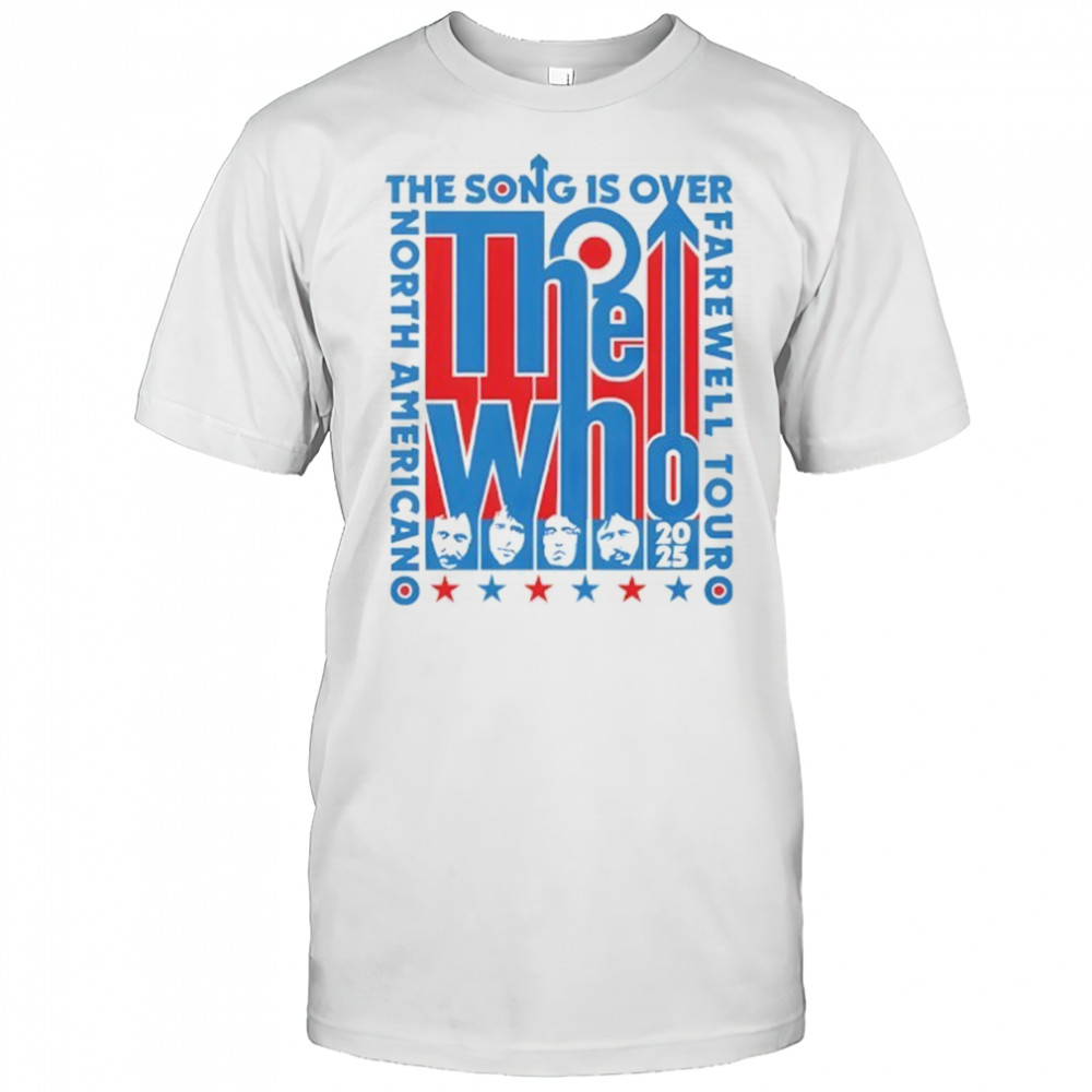 The Who North American Farewell Tour 2025 T Shirt