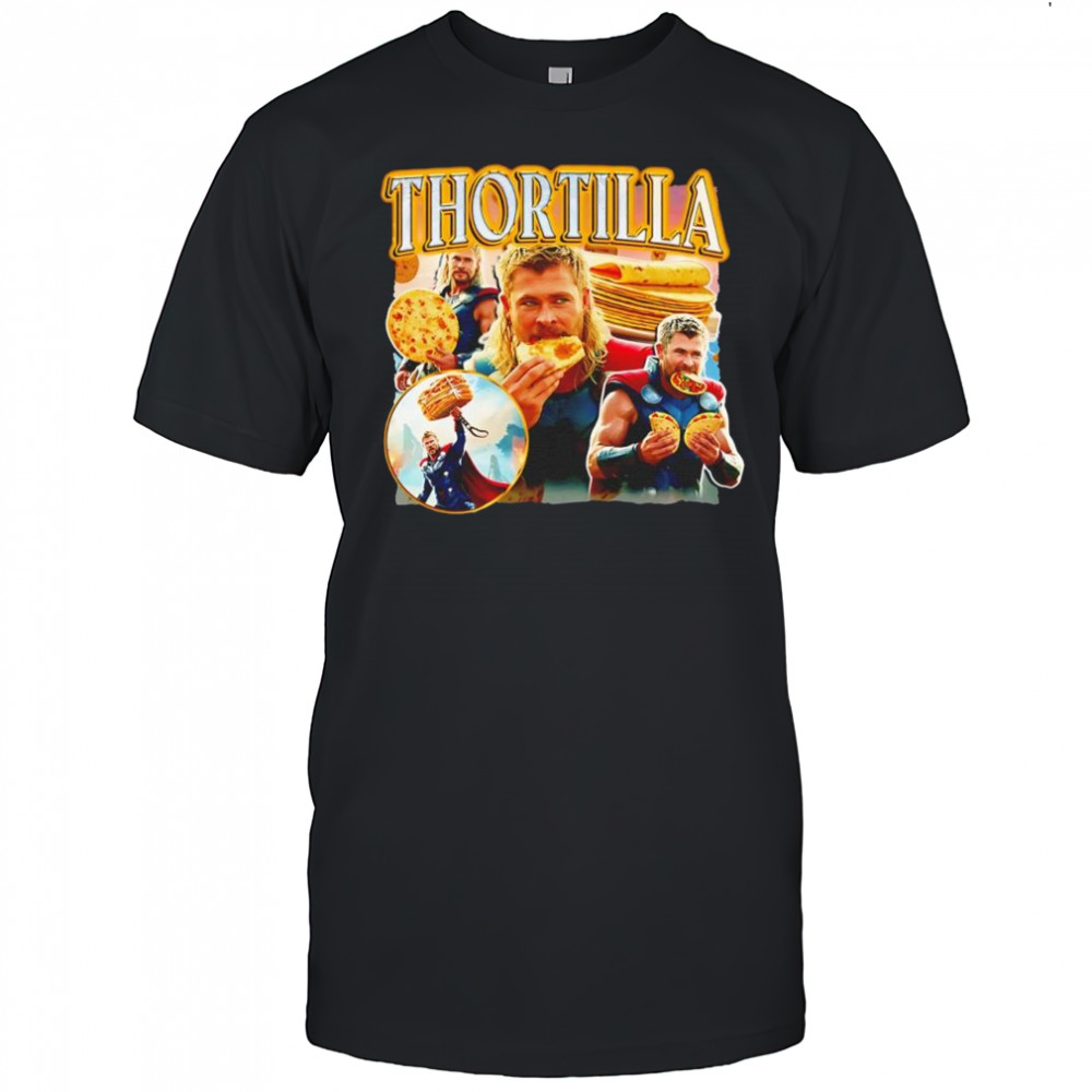 Thortilla Thor Tortilla parody shirt