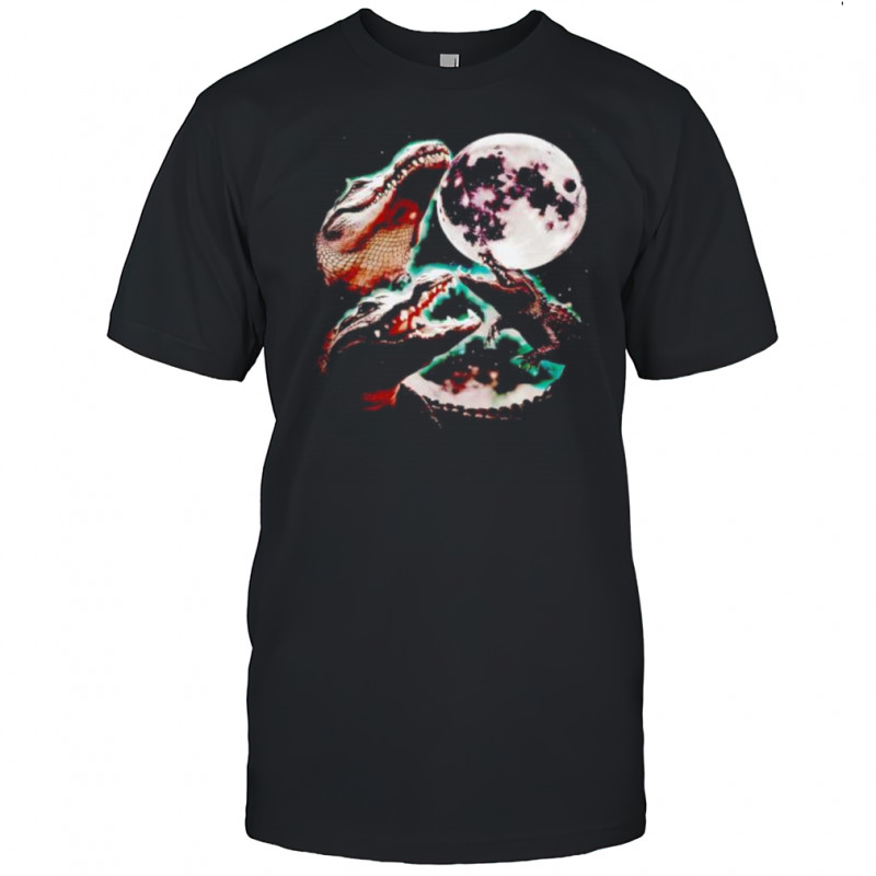 Three Alligator Moon graphic shirt