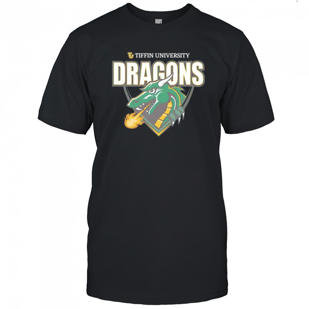 Tiffin University Dragons logo shirt