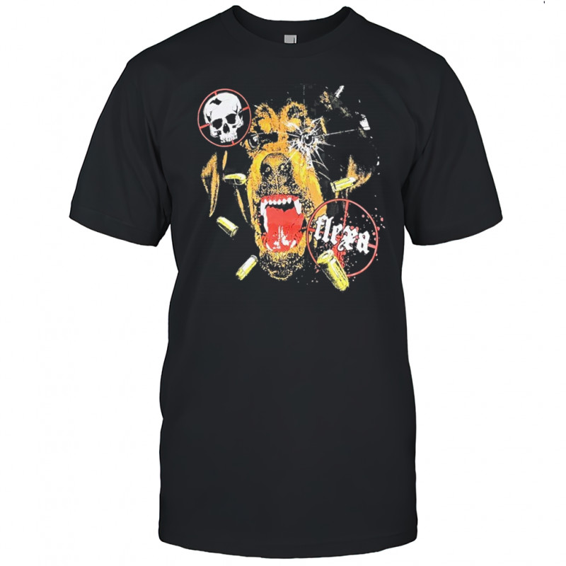 Top Flexana Angry Dog T-shirt