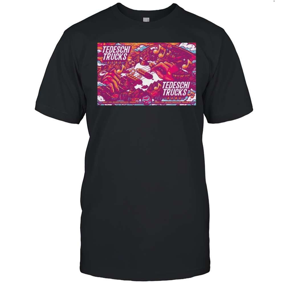 Tour 2025 Tedeschi Trucks Band Red Rocks Amphitheatre Morrison CO Poste T-Shirt