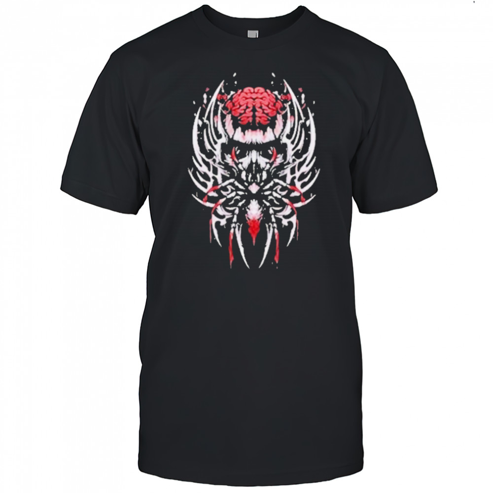 Twisted Insane Liquid Logo Spider Brain T-Shirt